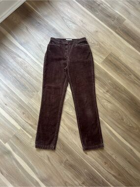 Jones New York dark brown corduroy pants size 6
